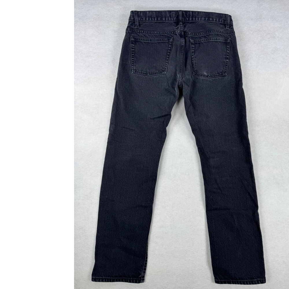 Peter Manning NYC‎ Mens Black Straight Leg Denim Jeans 31W 30L - Picture 7 of 8